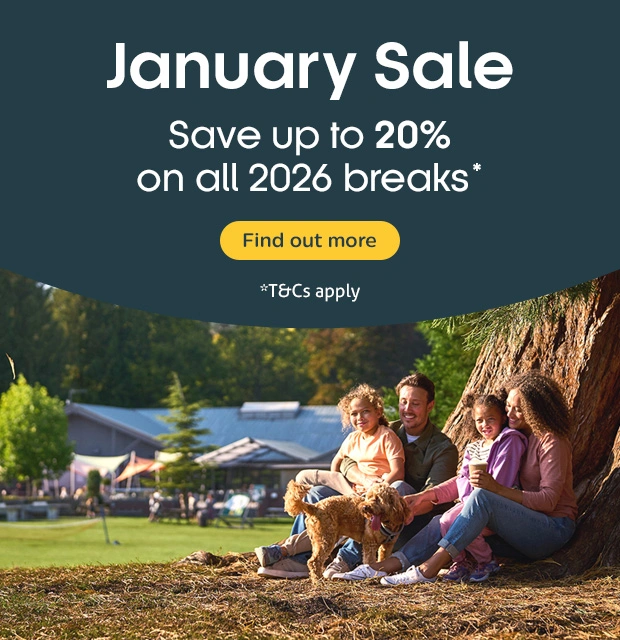 January Sale, save up to 20% on all 2026 breaks
